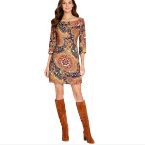 Jude Connally Marlowe Dress in Paisley Jude Cloth Size XS